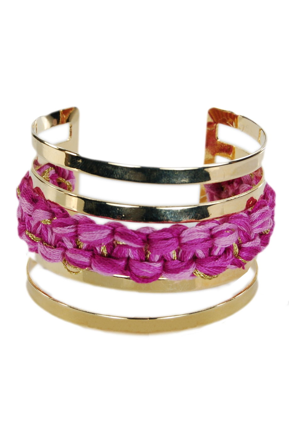 BRACELET MANCHETTE OR CARLYLE ROSE